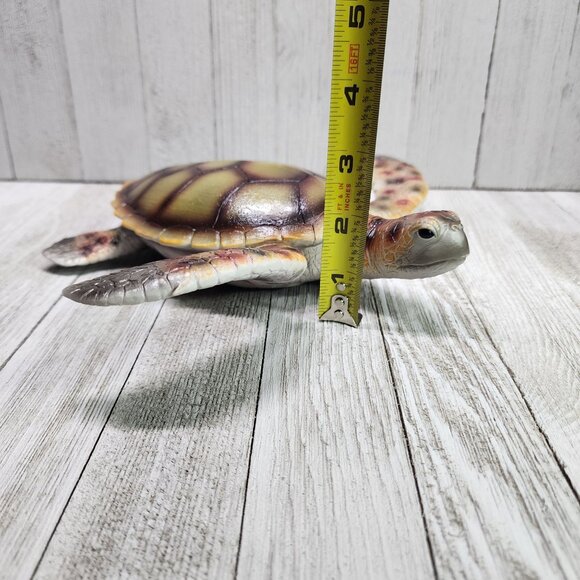 Sea Turtle Squishy Lifelike Animal Toy Action Figure Kids Party Gifts Education - Picture 9 of 11